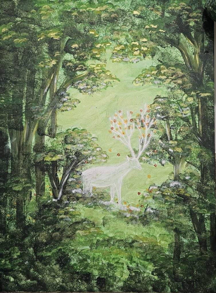peinture gouache originale ameline vitali