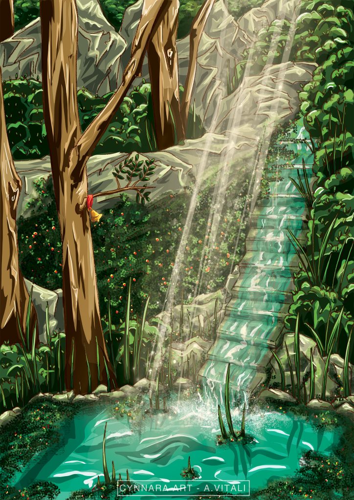 illustration au son de l'eau vitali ameline