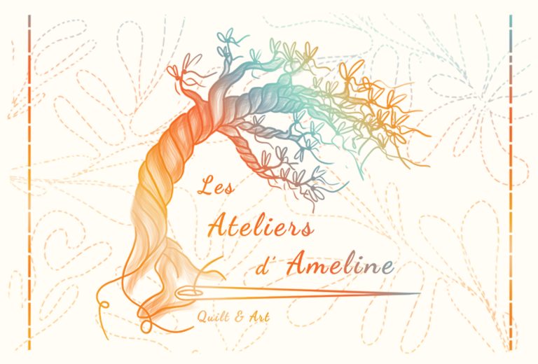 carte de visite Les Ateliers d'Ameline, quil art