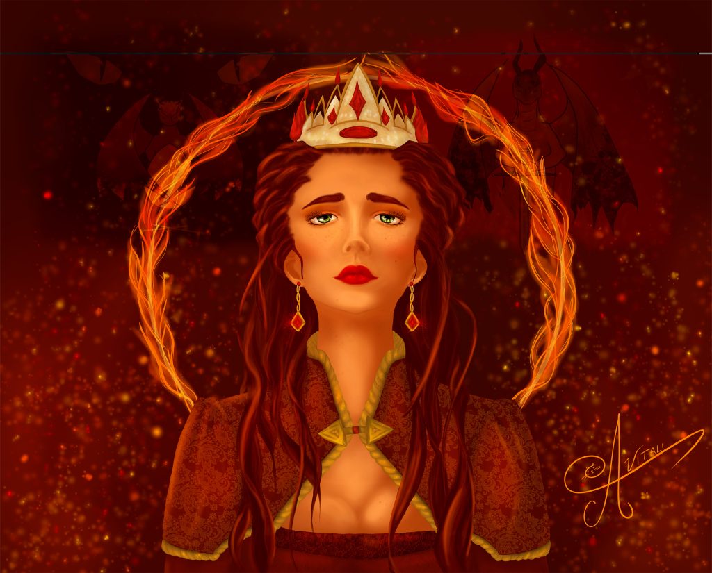 Illustration ameline vitali originale