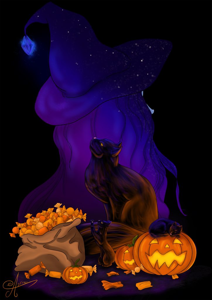 Illustration Ameline vitali witch
